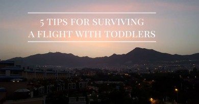 5 Tips for surviving a flight with toddlers